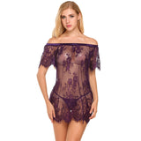 Hot Floral Lace Transparent Lingerie