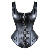 Steampunk Steel Boned Lace up Overbust Corset