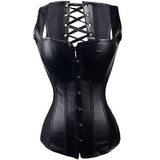 Steampunk Steel Boned Lace up Overbust Corset