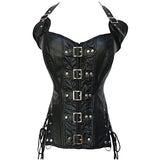 Steampunk Steel Boned Lace up Overbust Corset