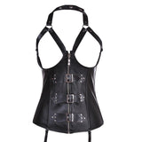 Steampunk Steel Boned Lace up Overbust Corset