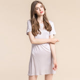 Women Full Slips with Short Sleeve