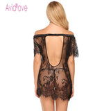 Hot Floral Lace Transparent Lingerie