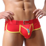 Printed Zipper Underwear