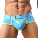 Printed Zipper Underwear