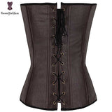 Coffee Colour Steampunk Corset