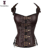 Coffee Colour Steampunk Corset