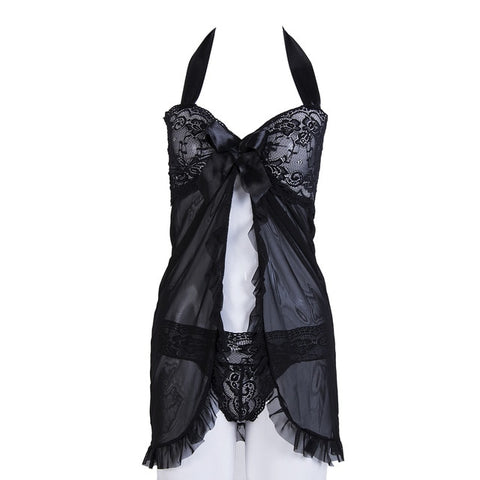 Halter Sexy Lingerie+G-string